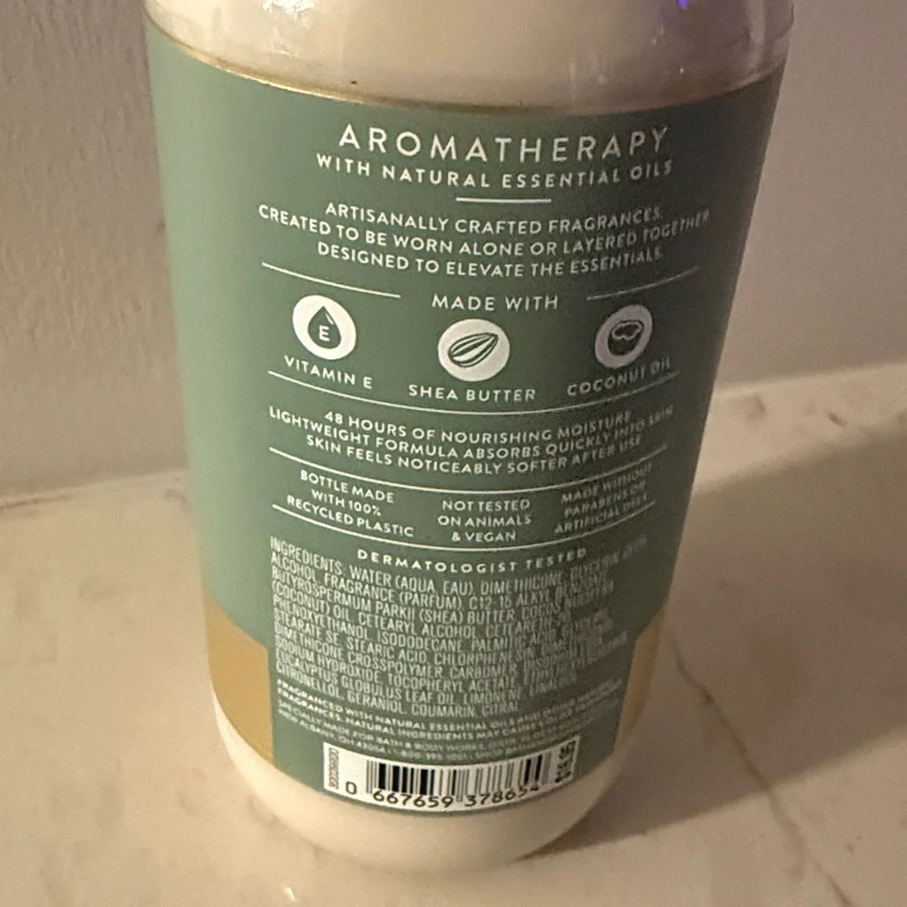 Bath & Body Works 8.4oz Eucalyptus Aromatherapy Lotion